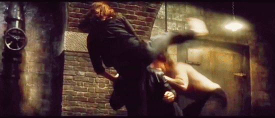 Tom Cruise e Rebecca Ferguson em Missão: Impossível – Nação Secreta (2015)