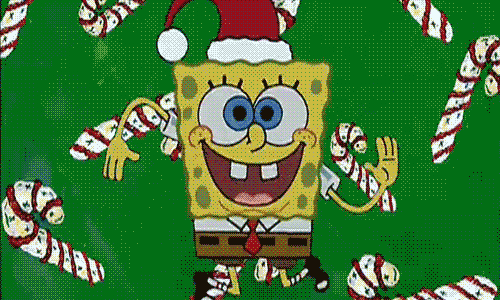 spongebob christmas gif