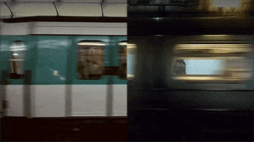 Subway Train animated GIF