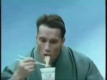New trending GIF tagged food eating japanese arnold… | Trending Gifs