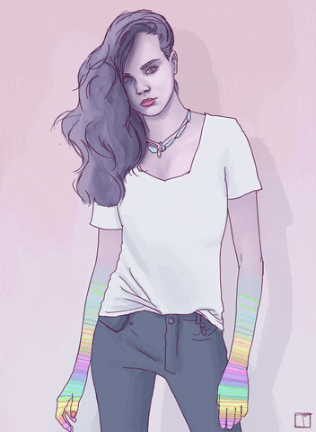 beautiful girl psychedelics gif by phazed