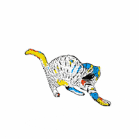 Art & Design Cat animated GIF