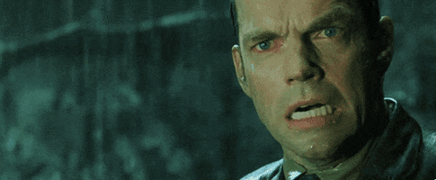 Agent Smith Frustrated animated GIF