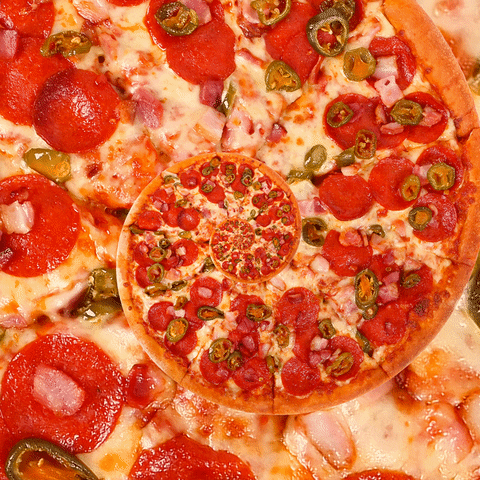Pizza, pizza everywhere!