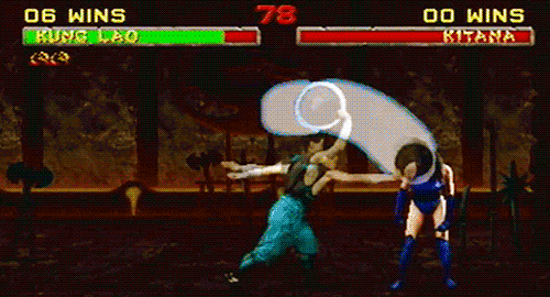 Baraka Fatality I - Mortal Kombat 2 (GIF)