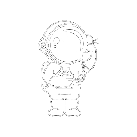Endonauta Sticker