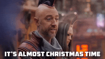 Guardians Of The Galaxy Christmas GIF by Leroy Patterson