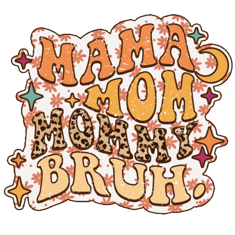 Mom Mama Sticker by Designs by Denae