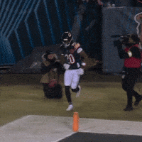Skipping Chicago Bears GIF