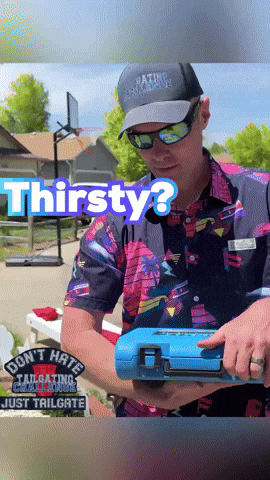 Cold Beer Drinking GIF by Tailgating Challenge