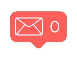 Letter Notification Sticker by Post mit Herz