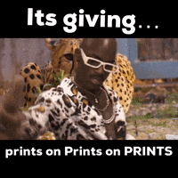 I Look Good Leopard Print GIF by Kid Lit Music