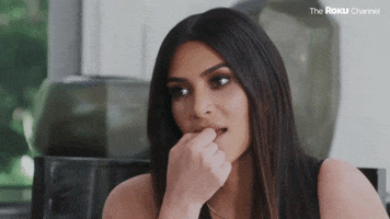 Kim Kardashian Reaction GIF by The Roku Channel