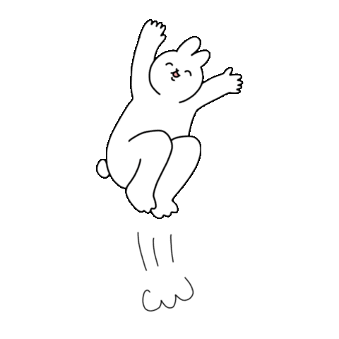 Happy ジャンプ Sticker