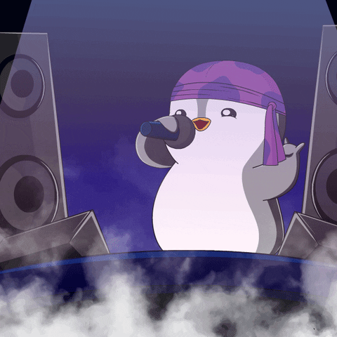 Hip Hop Mic Drop GIF by Pudgy Penguins