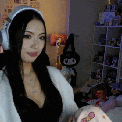 Beautiful Girl Flirting GIF
