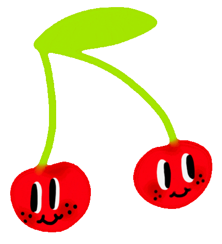 Fruit Cherry Sticker by ThePaiz