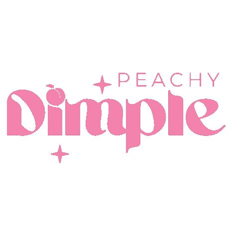 Peachydimple Sticker