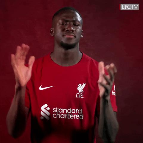 Ibrahima Konate Applause GIF by Liverpool FC