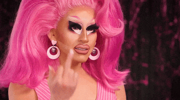 Drag Race Middle Finger GIF by RuPaul's Drag Race