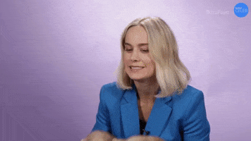 Cant Tell Brie Larson GIF by BuzzFeed