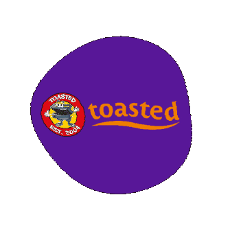 Toasted Sticker