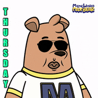 Thursday Friday Eve GIF by Meme World of Max Bear