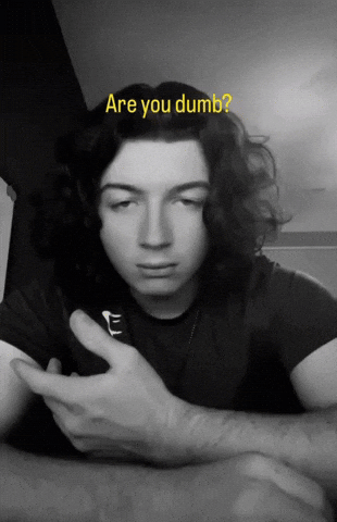 Are You Dumb GIF