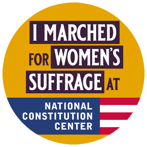 Susan B Anthony Woman Sticker by National Constitution Center