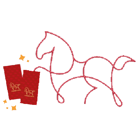 Chinese New Year Horse Sticker by CHARLES & KEITH