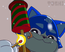 Happy New Year GIF by Toshithecat