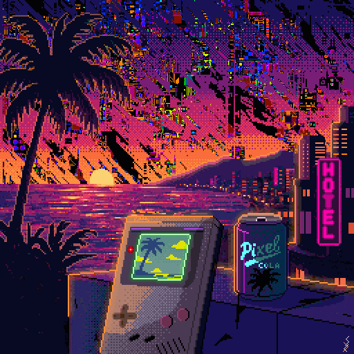 Glitch Water GIF