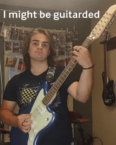 I Might Be Guitarded GIF