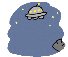 Space Ufo Sticker