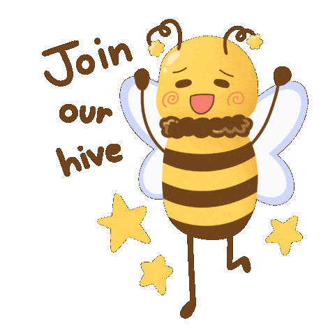 Bees Sticker by cnhkeyclub