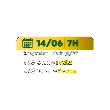Corrida 10Km Sticker by Amigão Supermercados