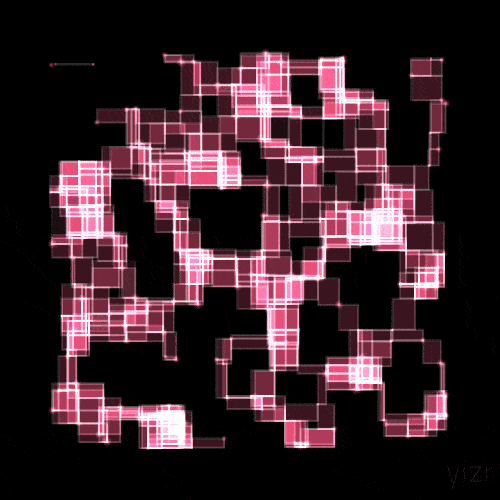 yizr art pixel trippy color GIF