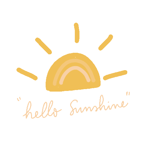 Sunshine Hello Sticker