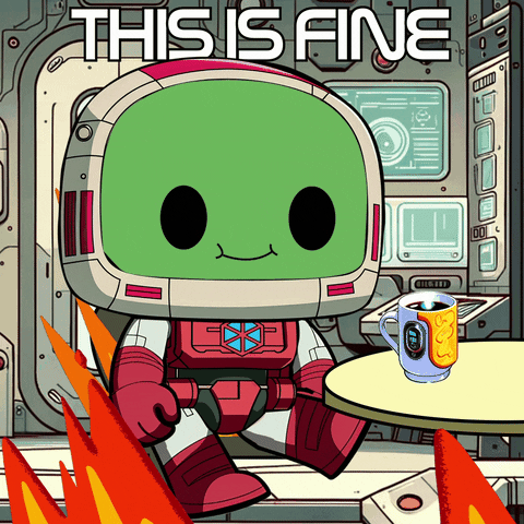 This Is Fine GIF by Unblocked