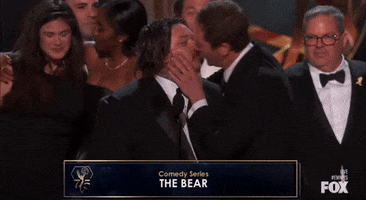 The Bear Kiss GIF by Emmys