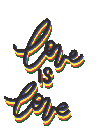 Love Is Love Rainbow Sticker