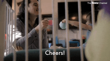 Season 1 Drinking GIF by The Roku Channel