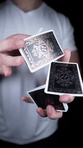 Queen Gold GIF by Black Roses Playing Cards