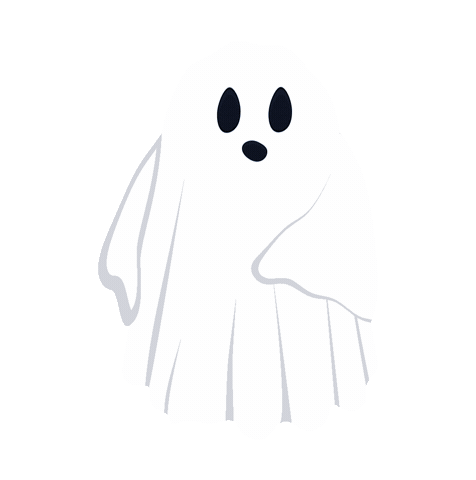 Floating Trick Or Treat Sticker