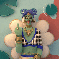 Queen Middle Finger GIF by Vabyvel