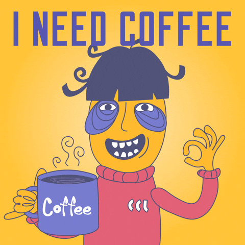 Tired Coffee Break GIF by Clever Code Lab