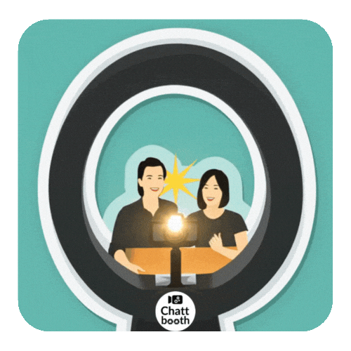 Friend Photobooth Sticker by Chattbooth