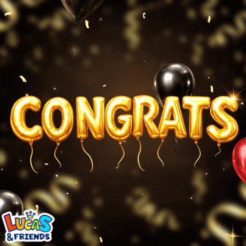 Happy Well Done GIF by Lucas and Friends by RV AppStudios