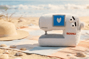 Relaxing Sewing Machine GIF by BERNINA International AG