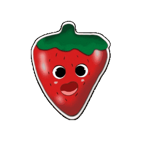 Fruit Strawberry Sticker